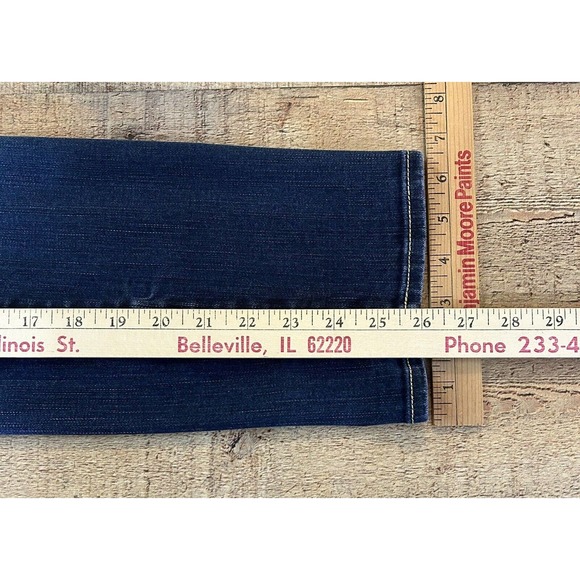 American Eagle Jeans Womens 18 Blue Measures 36X26 Super Skinny Super Stretch - Picture 9 of 10